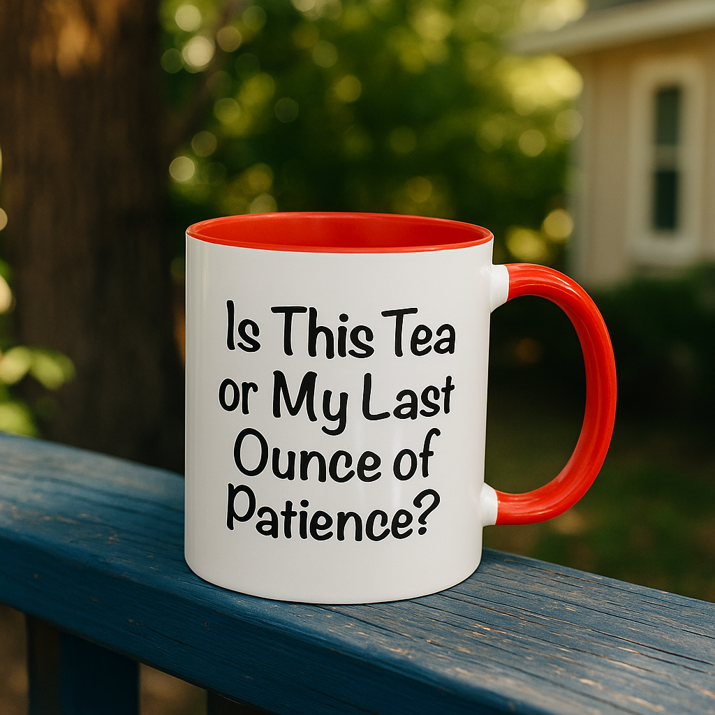 Is This Tea or My Last Ounce of Patience Mug – Funny Work Mood Gift